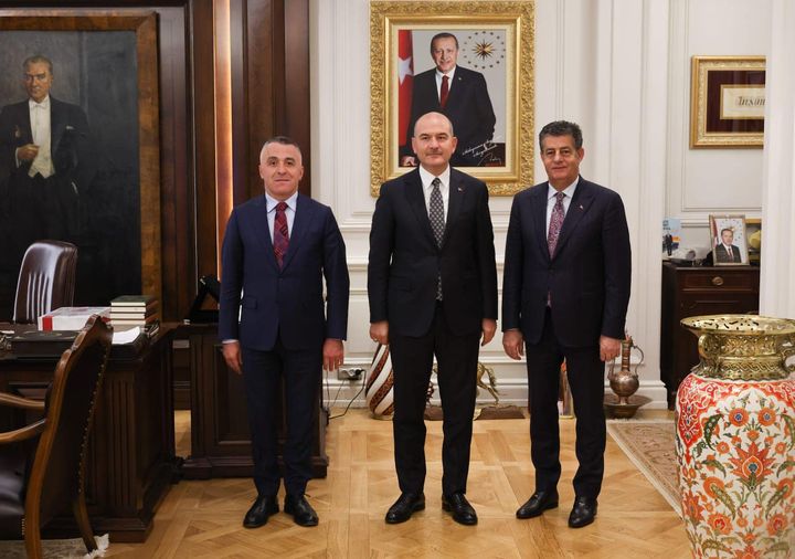 Vali Bilgin ile Belediye Başkanı Yarka, Ankara’da ziyaretlerde bulundu