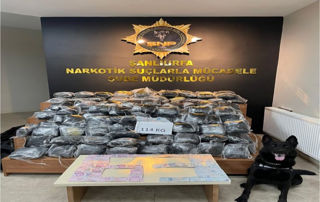 Mısır yüklü kamyonda 119 kilo 460 gram uyuşturucu ele geçirildi