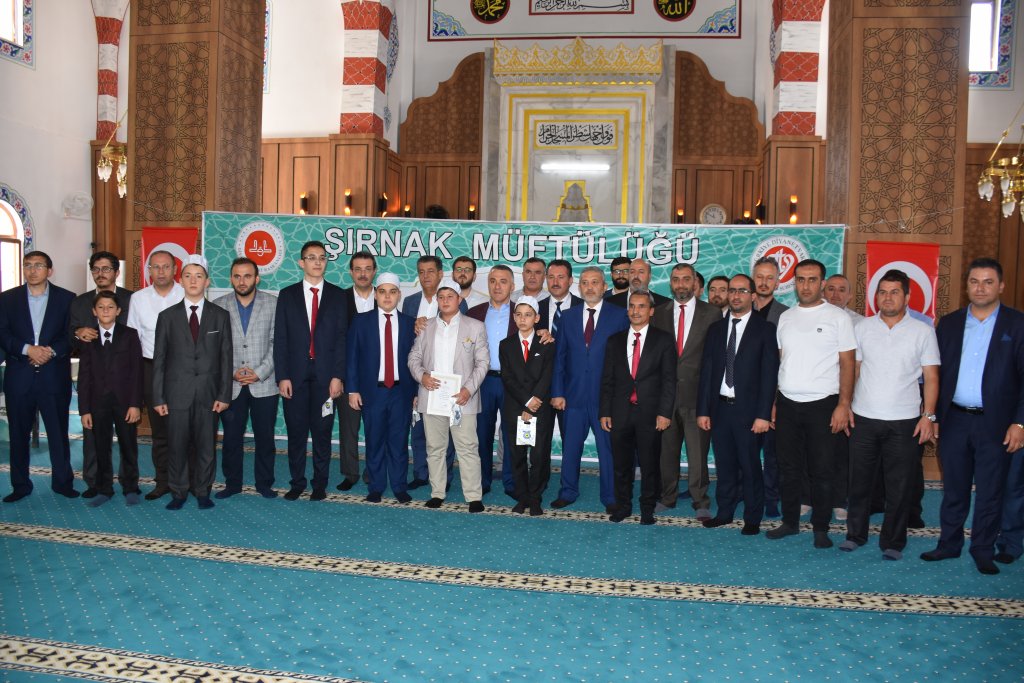 Şırnak'ta "Kur'an Kursu Öğrencileri Arası Hafızlık Yarışması Türkiye Finali" yapıldı