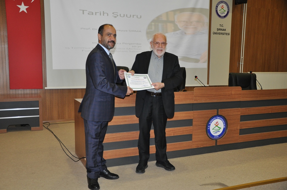 Güz Konferanslarının Konuğu Prof. Dr. İhsan Süreyya Sırma Oldu