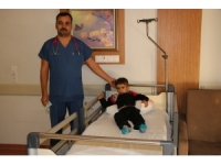 Şanlıurfa'da kalbi delik çocuk anjiyo ile sağlığına kavuştu
