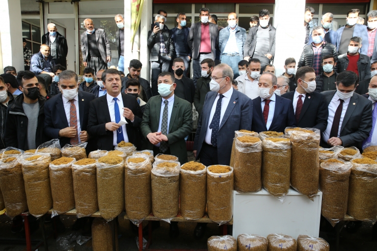 CHP Ekonomi Masası heyeti Adıyaman'da esnaf temsilcileriyle buluştu