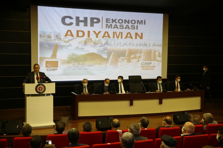 CHP Ekonomi Masası heyeti Adıyaman'da esnaf temsilcileriyle buluştu