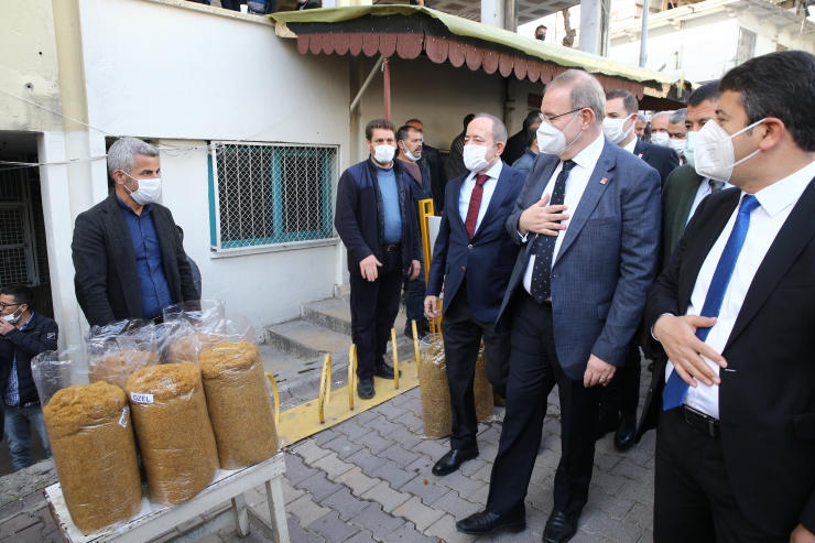 CHP Ekonomi Masası heyeti Adıyaman'da esnaf temsilcileriyle buluştu