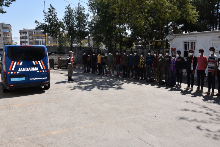 Şanlıurfa'da yurda yasa dışı yollarla giren 28 yabancı uyruklu yakalandı