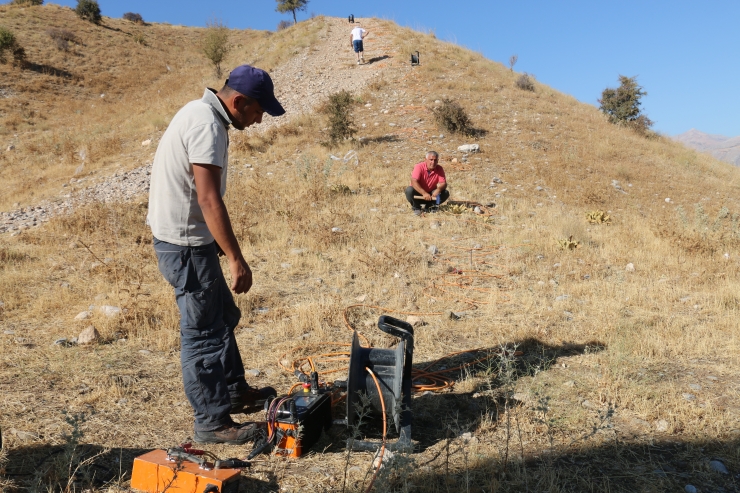 Adıyaman'daki Karakuş Tümülüsü'nde jeoradar çalışmalarının ikinci etabına başlandı