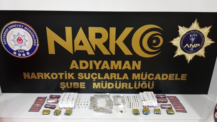 Adıyaman'da uyuşturucu operasyonlarında 5 kişi yakalandı