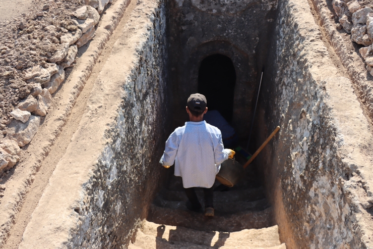 Adıyaman'daki Tharsa Antik Kenti'nde kazı ve temizlik çalışmaları başladı