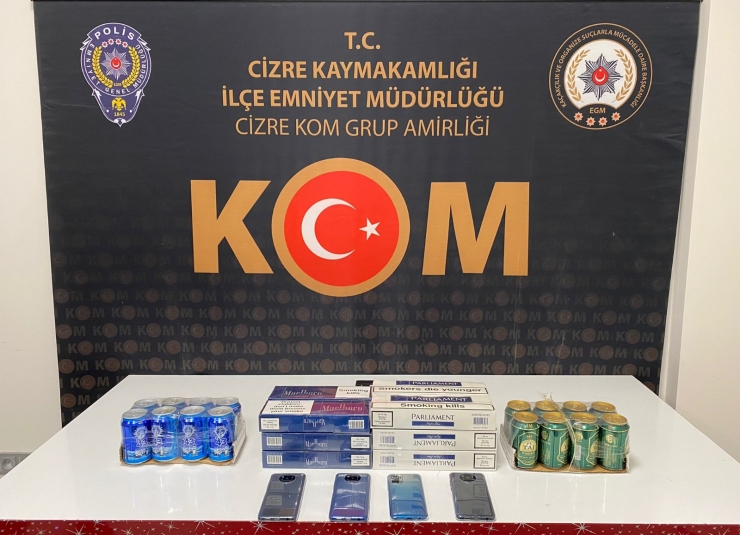 Şırnak'ta uyuşturucu ve kaçakçılık operasyonlarında yakalanan 23 şüpheliden 1' tutuklandı