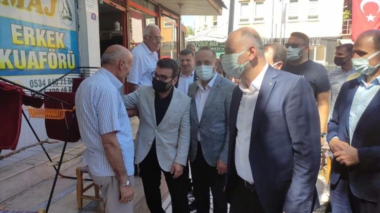 AK Parti Batman İl Başkanı Gür, parti teşkilatlarını ziyaret etti