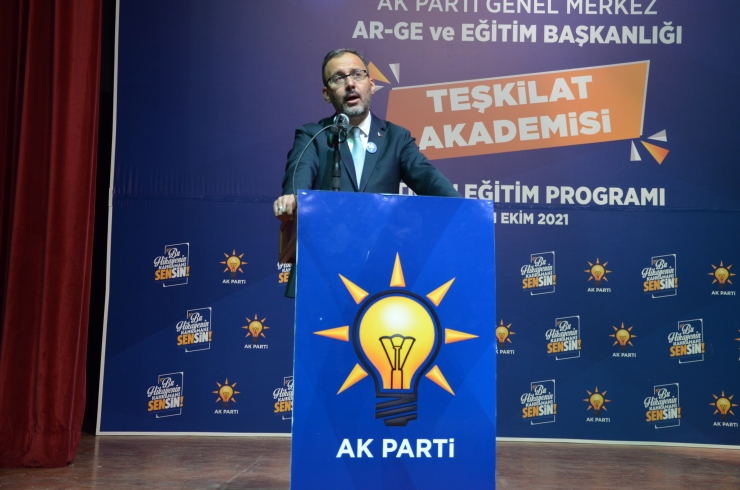 Bakan Kasapoğlu, Batman'da "Teşkilat Akademisi" programında konuştu: