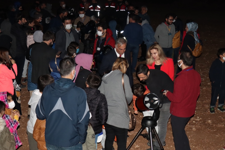 Adıyaman'da "Gökyüzü gözlem şenliği" düzenlendi