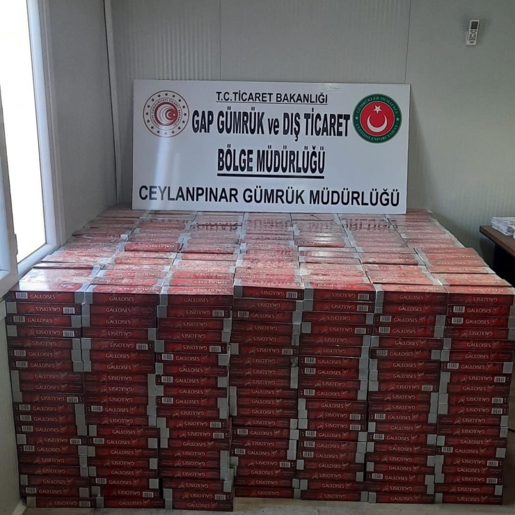 Şanlıurfa'da tırda gümrük kaçağı 2 bin 440 karton sigara bulundu
