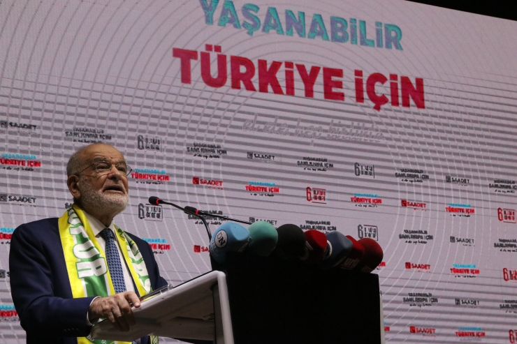 Karamollaoğlu, Saadet Partisi Şanlıurfa İl Kongresi'nde konuştu: