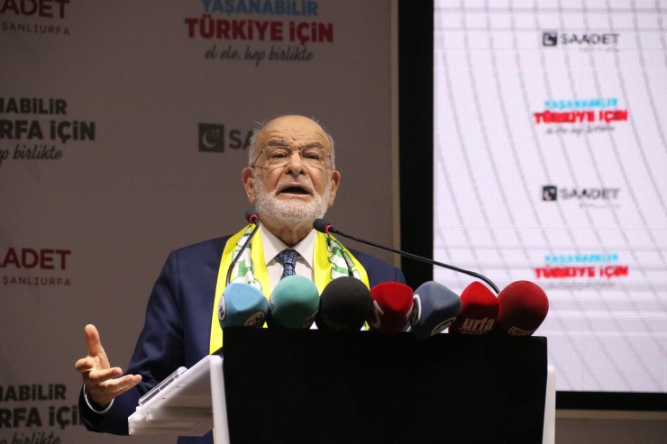 Karamollaoğlu, Saadet Partisi Şanlıurfa İl Kongresi'nde konuştu: