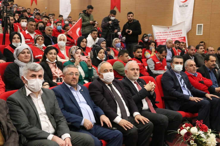 Türk Kızılay Genel Başkanı Kınık, Şanlıurfa'da Kızılay gönüllüleriyle buluştu: