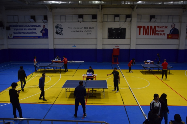 Viranşehir'de masa tenisi turnuvası düzenlendi