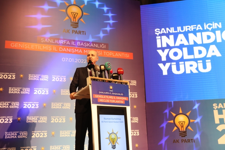 AK Parti'li Kurtulmuş, partisinin Şanlıurfa Genişletilmiş İl Danışma Meclisi Toplantısı'nda konuştu: