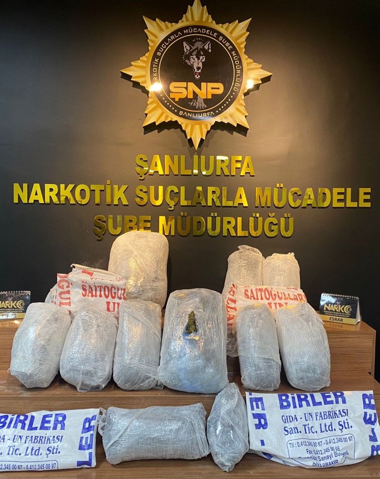 Şanlıurfa'da uyuşturucu operasyonunda 9 zanlı tutuklandı