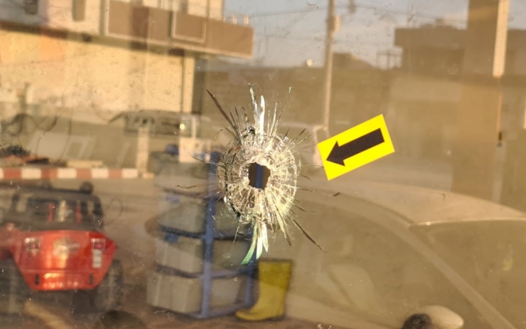 Şanlıurfa'da akaryakıt istasyonuna silahlı saldırı güvenlik kamerasında