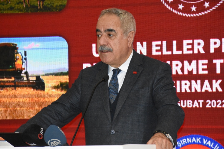 Tarım ve Orman Bakan Yardımcısı Tunç, Şırnak'ta toplantıda konuştu: