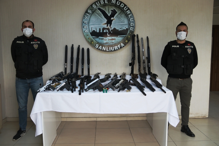 Şanlıurfa'da son bir yılda 2 bin 420 silah ele geçirildi