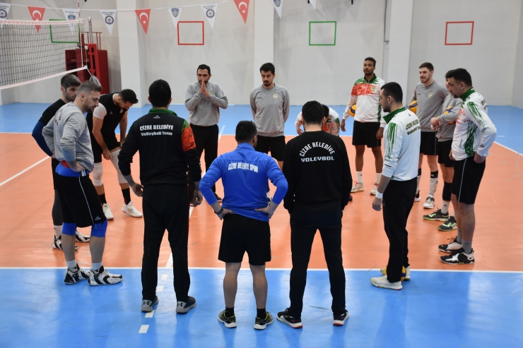 Cizre Belediyespor, Ziraat Bankkart maçına hazırlanıyor