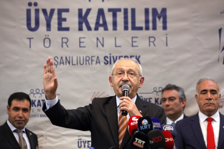 Kılıçdaroğlu, CHP Siverek İlçe Başkanlığı üye katılım töreninde konuştu: