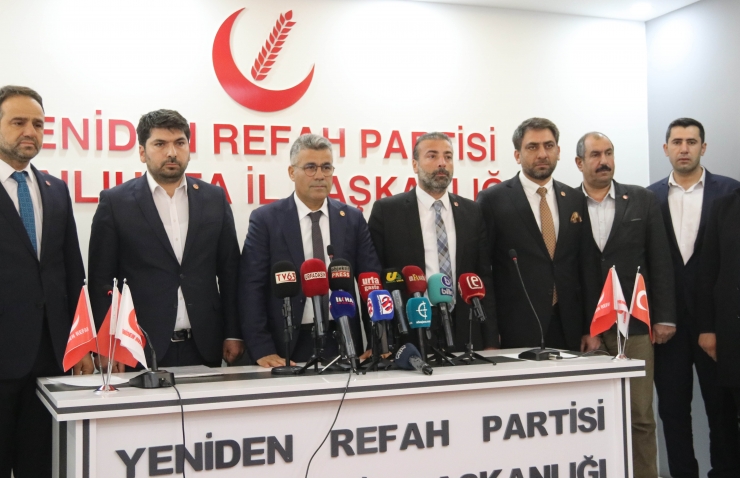 Yeniden Refah Partisi Şanlıurfa İl Başkanı Çolak görevinden istifa etti