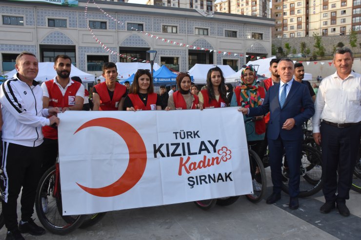 Şırnak'ta bisiklet turu düzenlendi