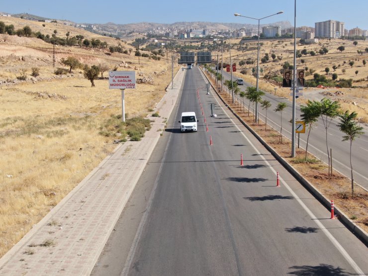 Şırnak'ta dron destekli trafik denetimi yapıldı