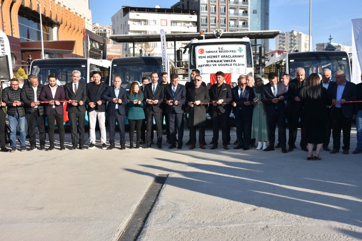 Şırnak Belediyesi filosuna 7 yeni araç ekledi