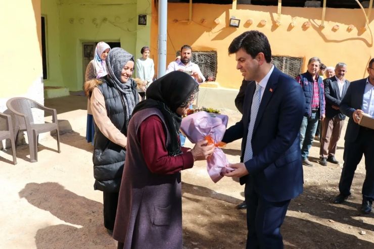 Ceylanpınar Kaymakamı Uzun'dan şehit ve gazi yakınlarına ziyaret