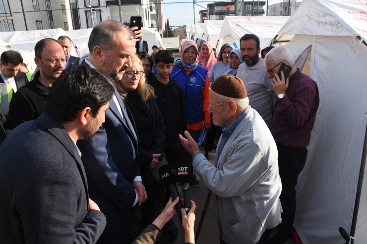 İran Dışişleri Bakanı Hüseyin Emir Abdullahiyan, Adıyaman'da incelemelerde bulundu